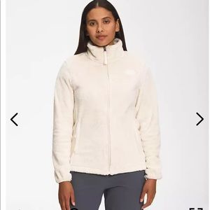 The North Face Women's Osito Fleece Jacket (size medium) (white)